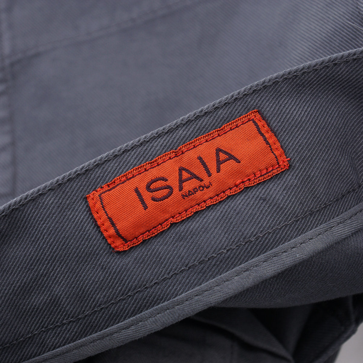 Isaia Slim Straight Twill Jeans