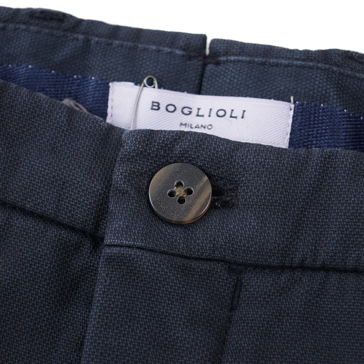 Boglioli Tailored-Fit Woven Cotton Pants