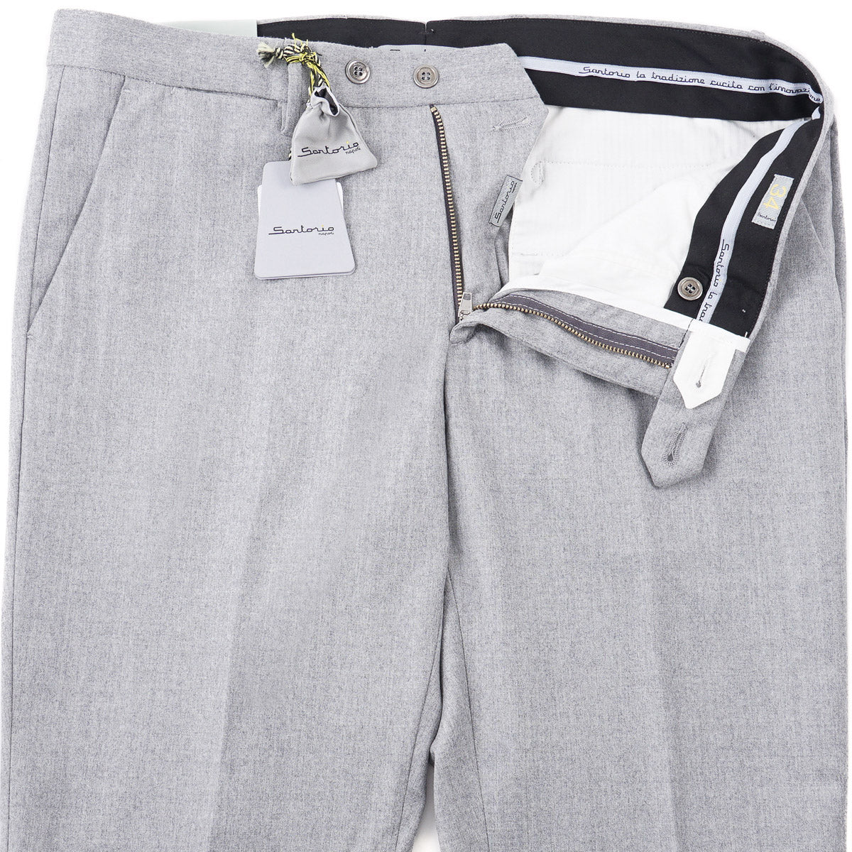 Sartorio Flannel Wool 'Ciro' Trouser