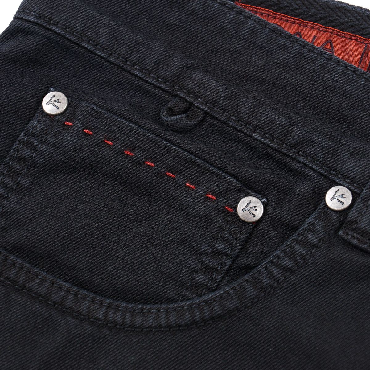 Isaia Tailored-Fit Garment Dyed Jeans