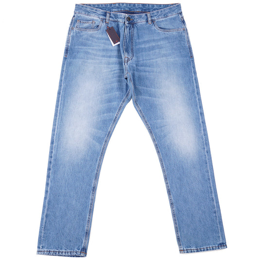 Isaia Regular Tapered Fit Denim Jeans