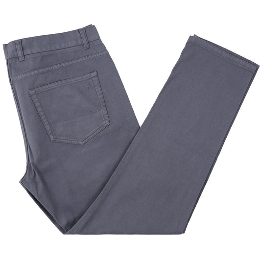 Isaia Slim Straight Twill Jeans