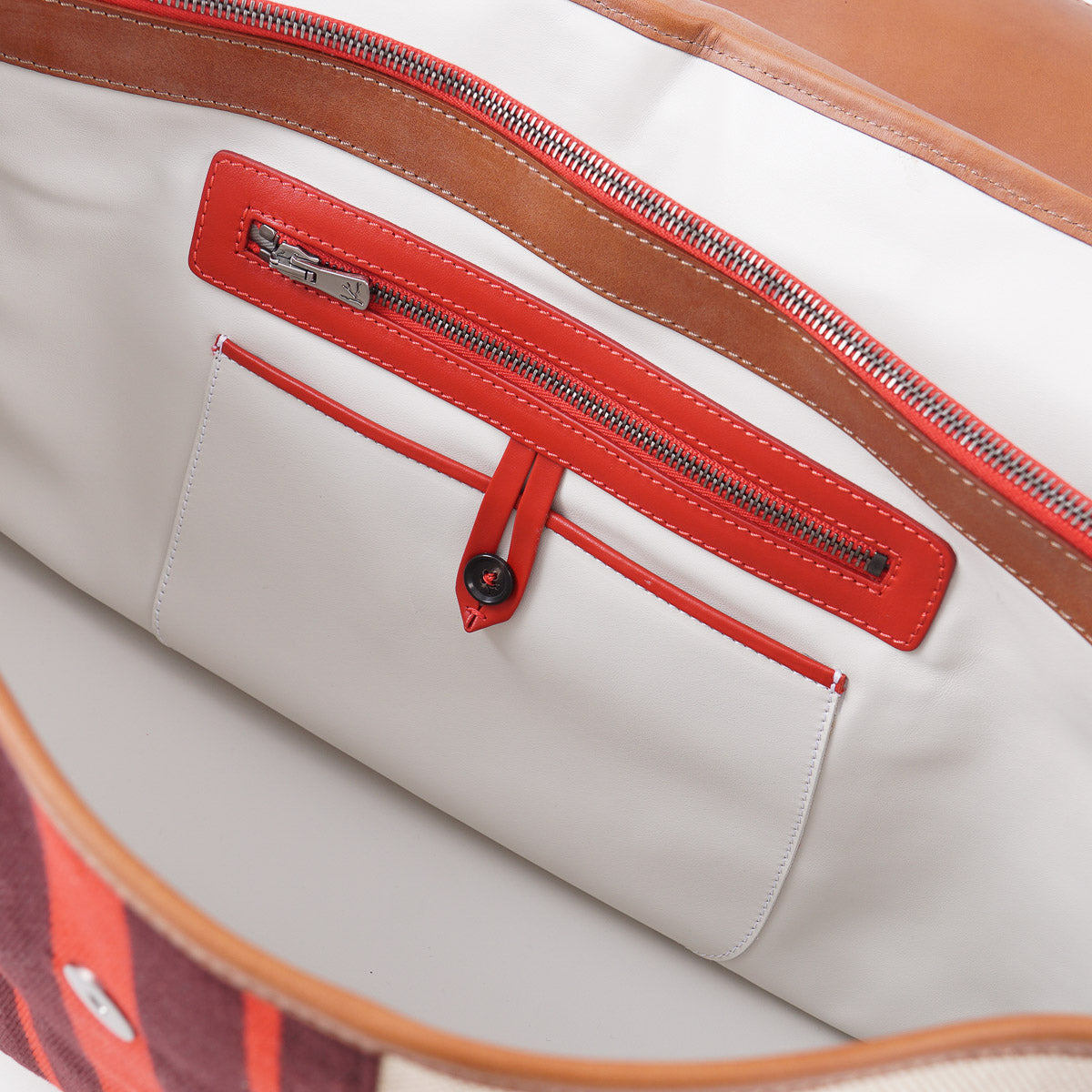 Isaia Canvas and Leather Weekender Bag - Top Shelf Apparel