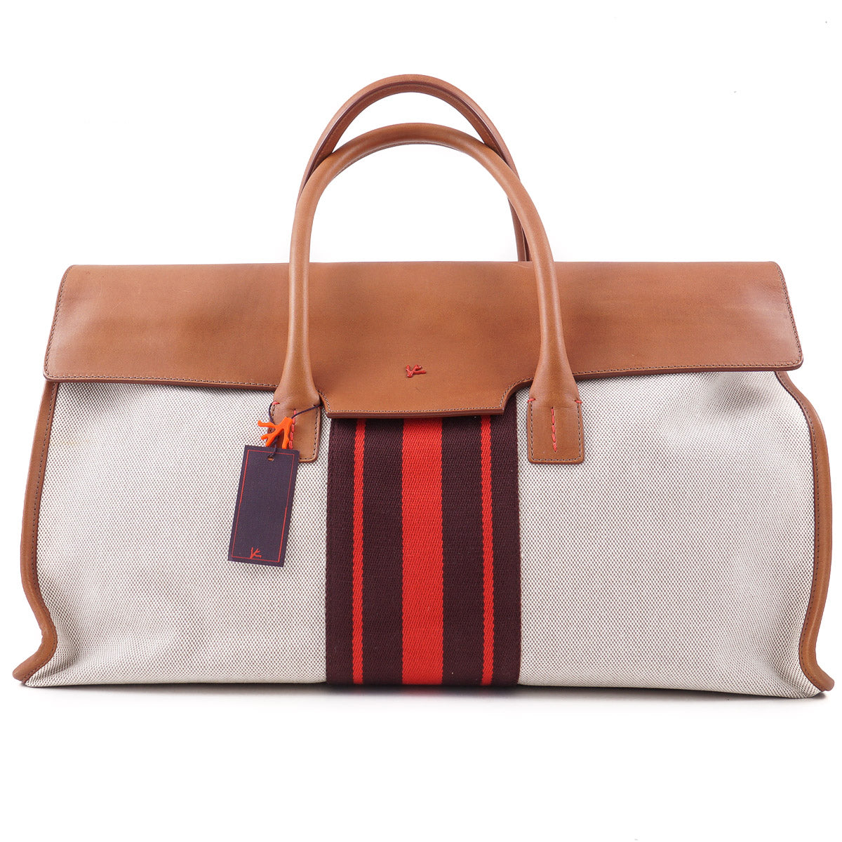 Isaia Canvas and Leather Weekender Bag - Top Shelf Apparel