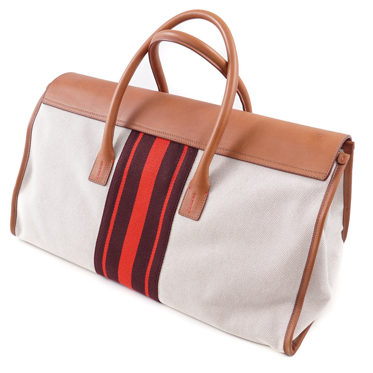 Isaia Canvas and Leather Weekender Bag - Top Shelf Apparel