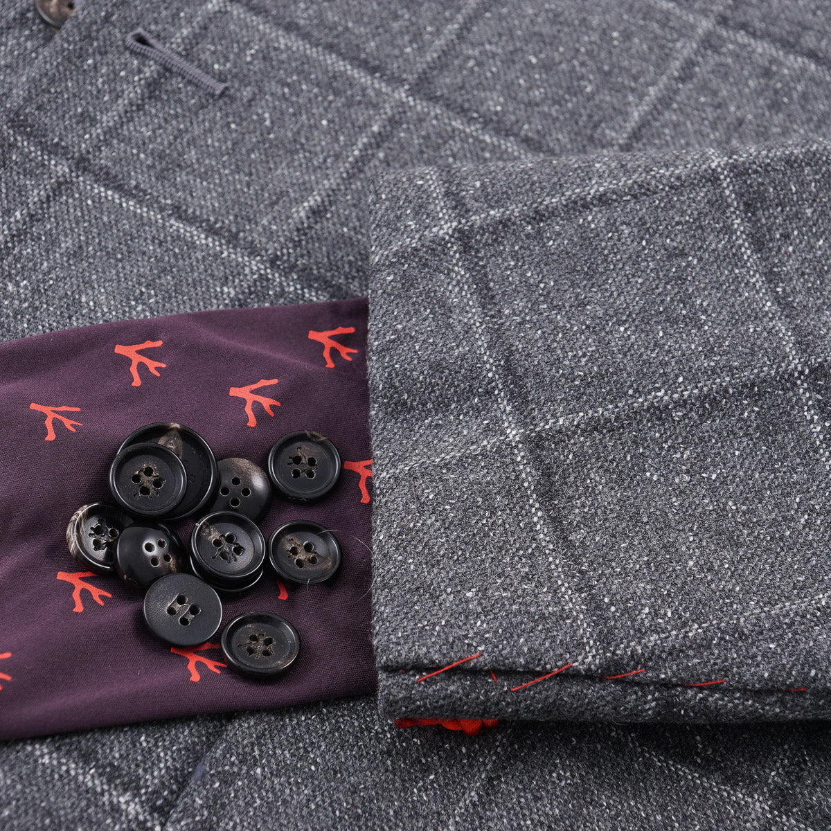 Isaia Donegal Wool and Silk Suit - Top Shelf Apparel