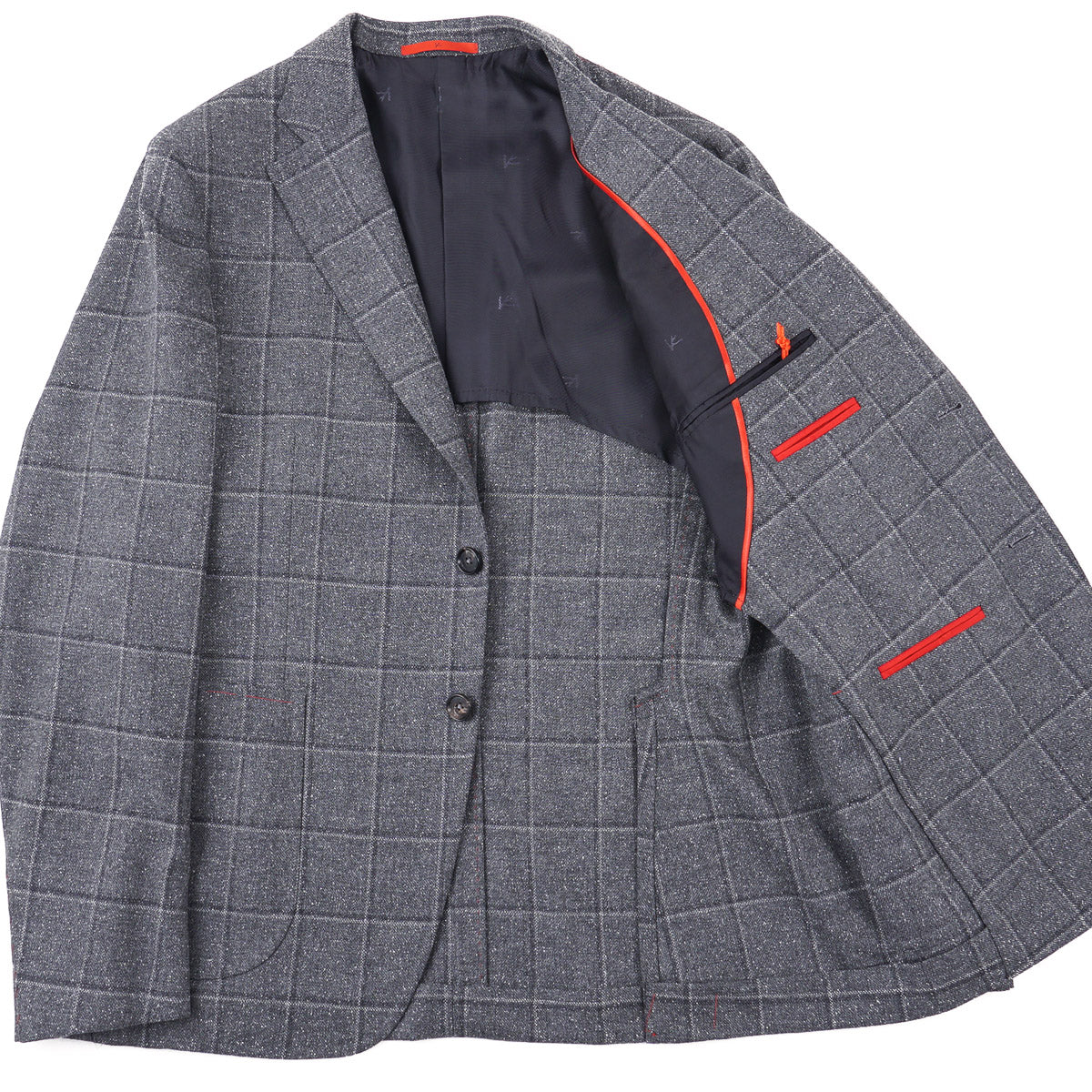 Isaia Donegal Wool and Silk Suit - Top Shelf Apparel