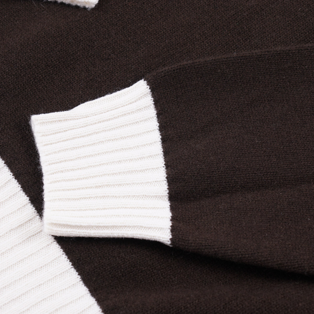Kiton Contrast Knit Cashmere Sweater - Top Shelf Apparel