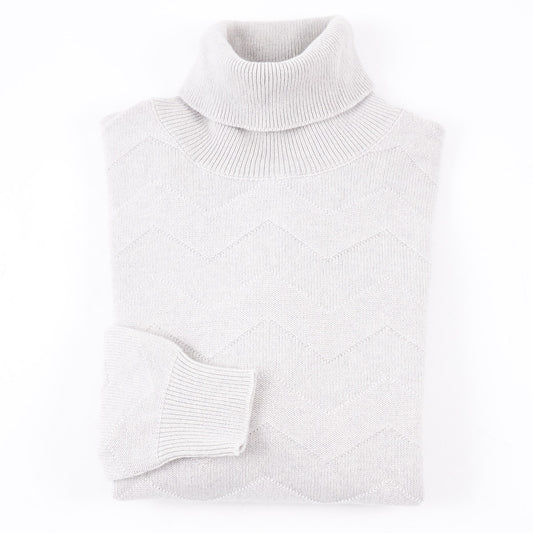 Kiton Chevron Knit Cashmere Sweater - Top Shelf Apparel