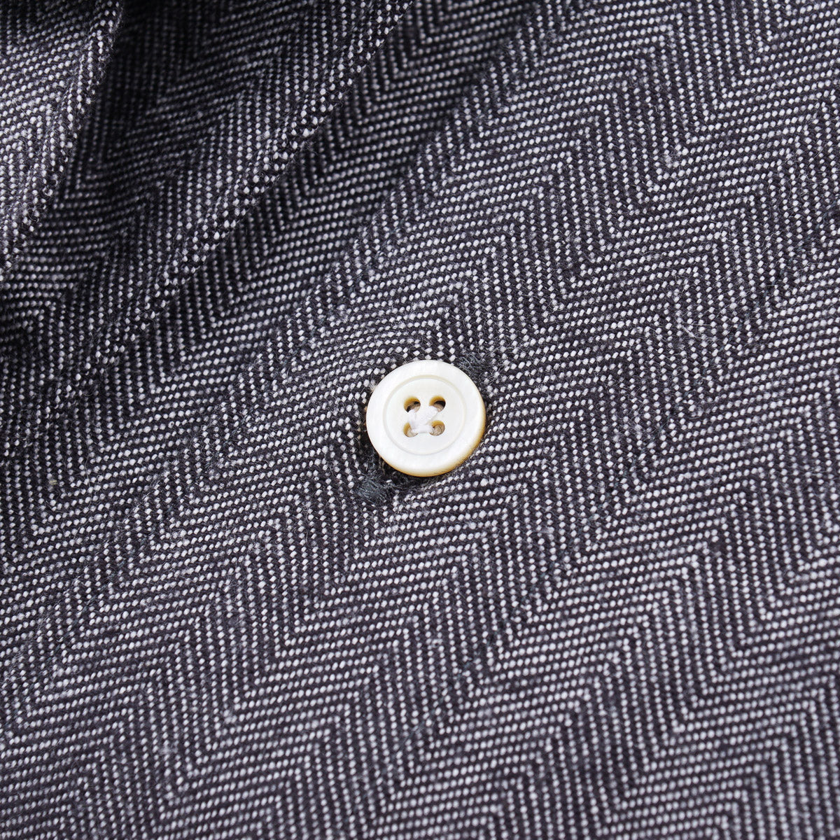 Finamore Herringbone Twill Denim Shirt – Top Shelf Apparel