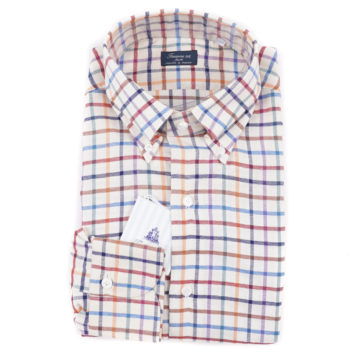 Finamore Soft Brushed Twill Cotton Shirt - Top Shelf Apparel