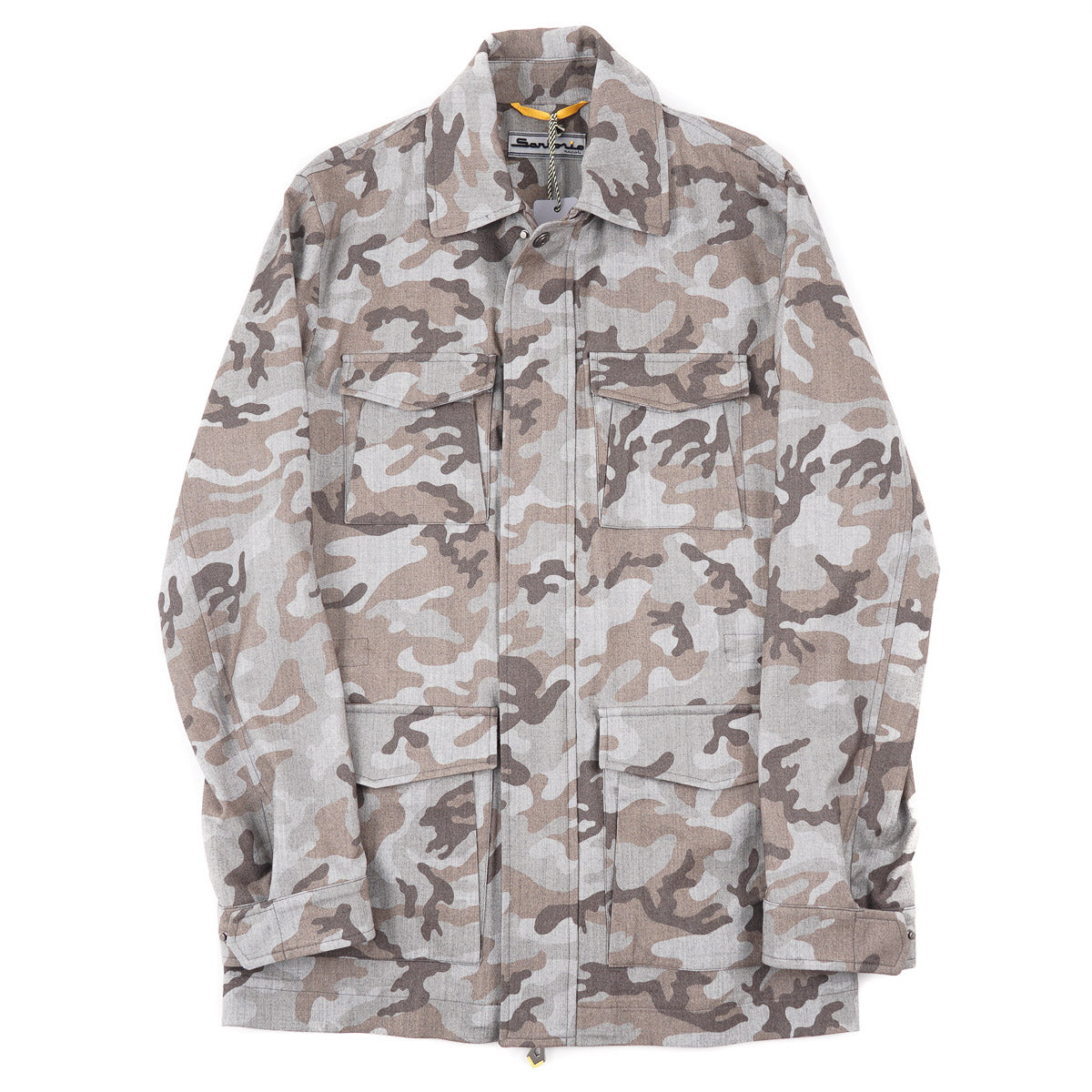 Sartorio Camouflage Wool Field Jacket - Top Shelf Apparel