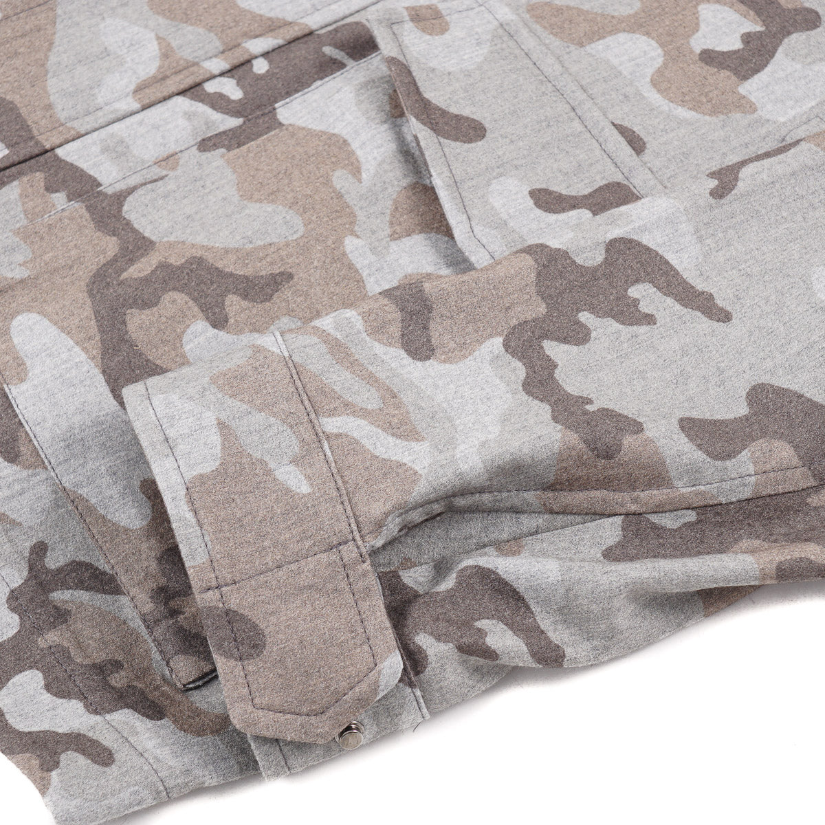 Sartorio Camouflage Wool Field Jacket - Top Shelf Apparel
