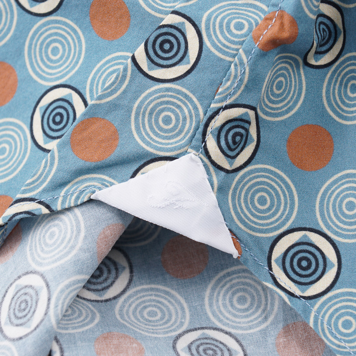 Finamore Geometric Deco Print Cotton Shirt - Top Shelf Apparel