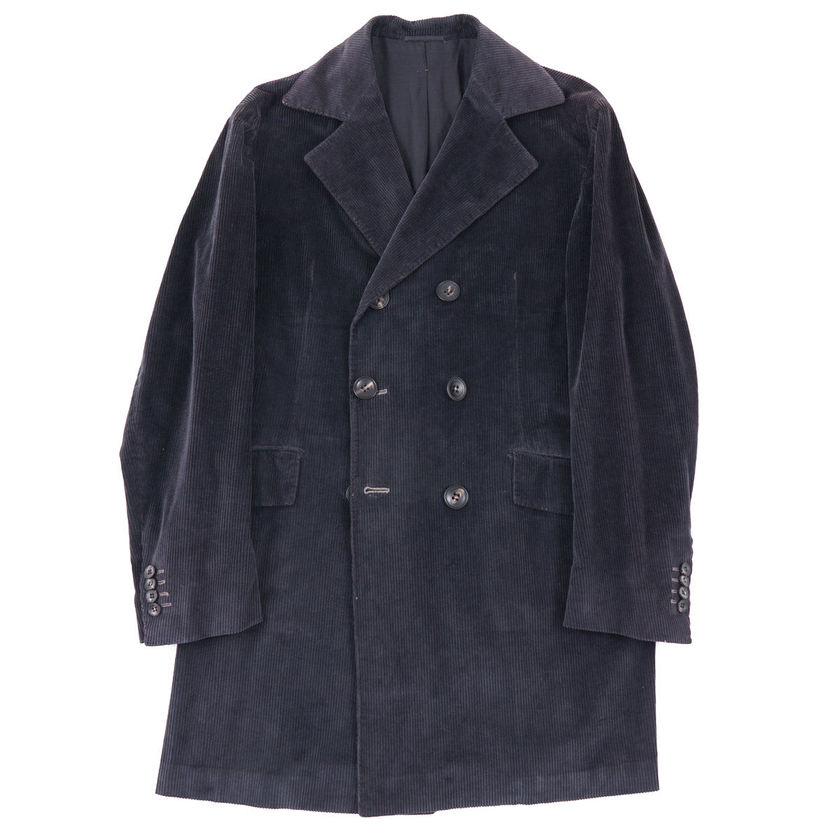 Kiton Cotton-Cashmere Corduroy Overcoat - Top Shelf Apparel