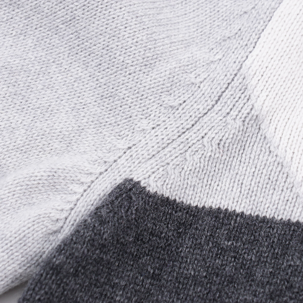 Kiton Colorblock Knit Cashmere Sweater - Top Shelf Apparel