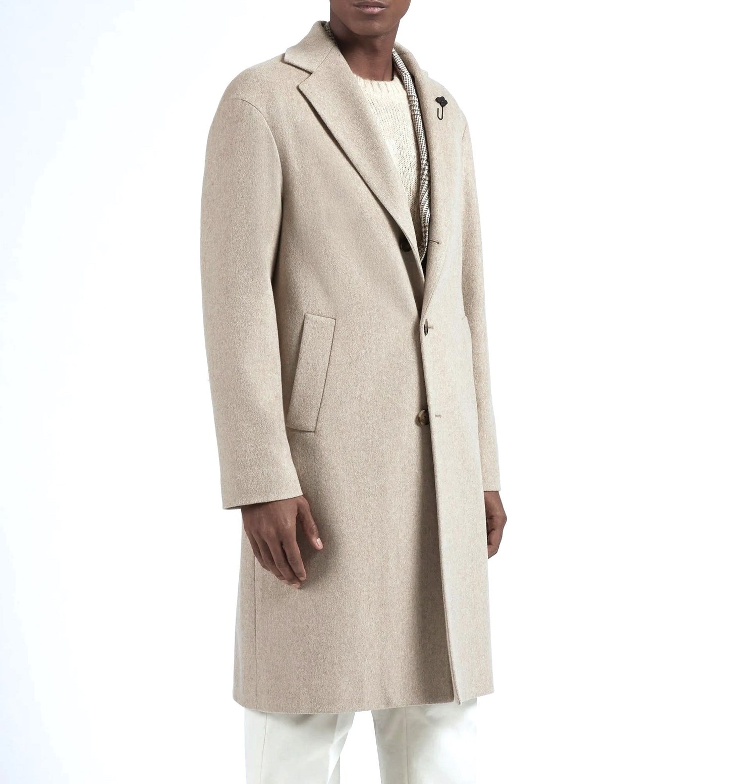 Lardini Soft Brushed Wool Overcoat - Top Shelf Apparel