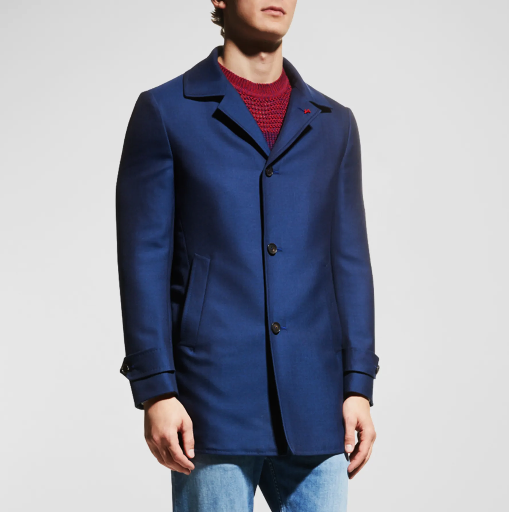 Isaia Wool-Cashmere Walking Coat - Top Shelf Apparel