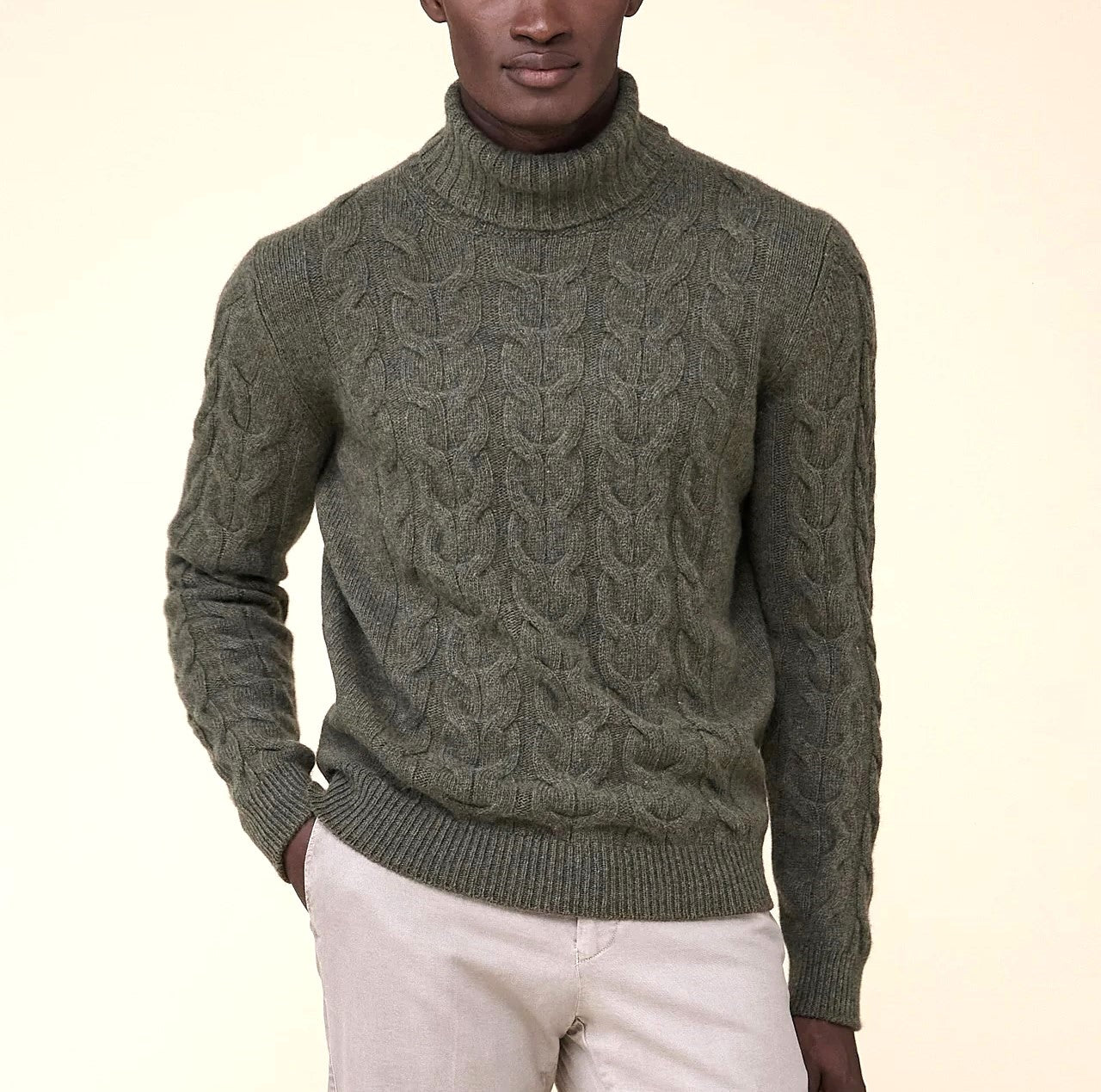 Fedeli Wool-Cashmere Cable Knit Sweater - Top Shelf Apparel