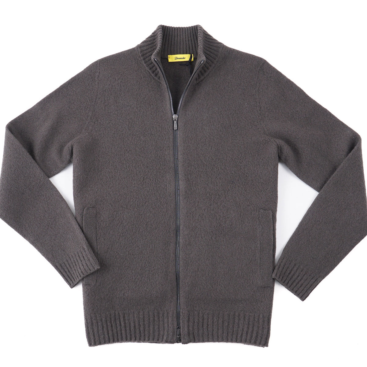 Drumohr Full-Zip Soft Lambswool Sweater - Top Shelf Apparel