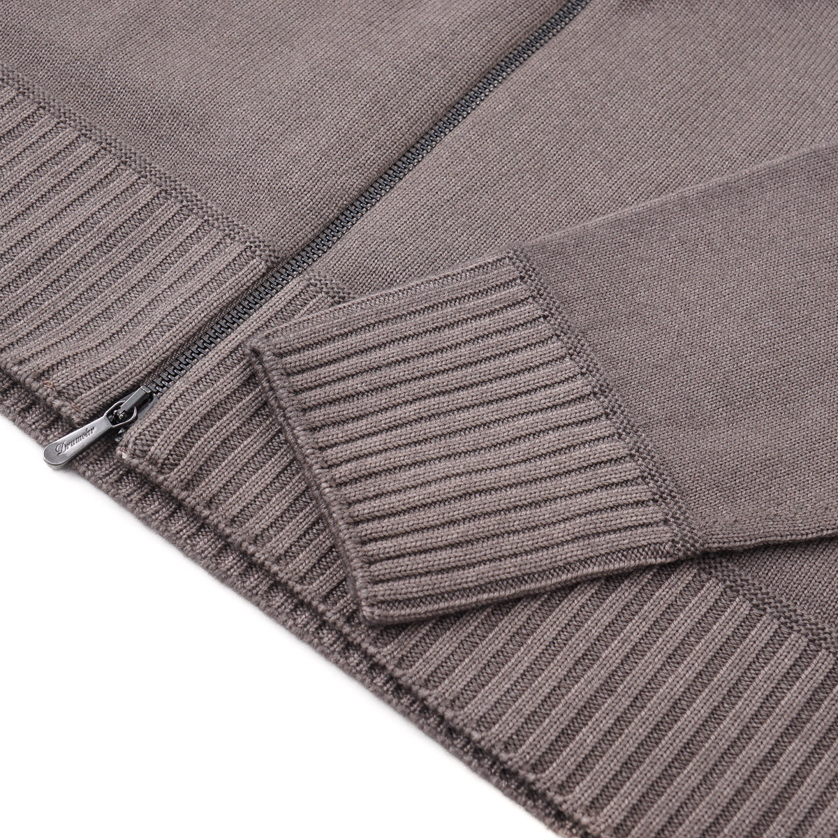 Drumohr Full-Zip Merino Wool Sweater - Top Shelf Apparel