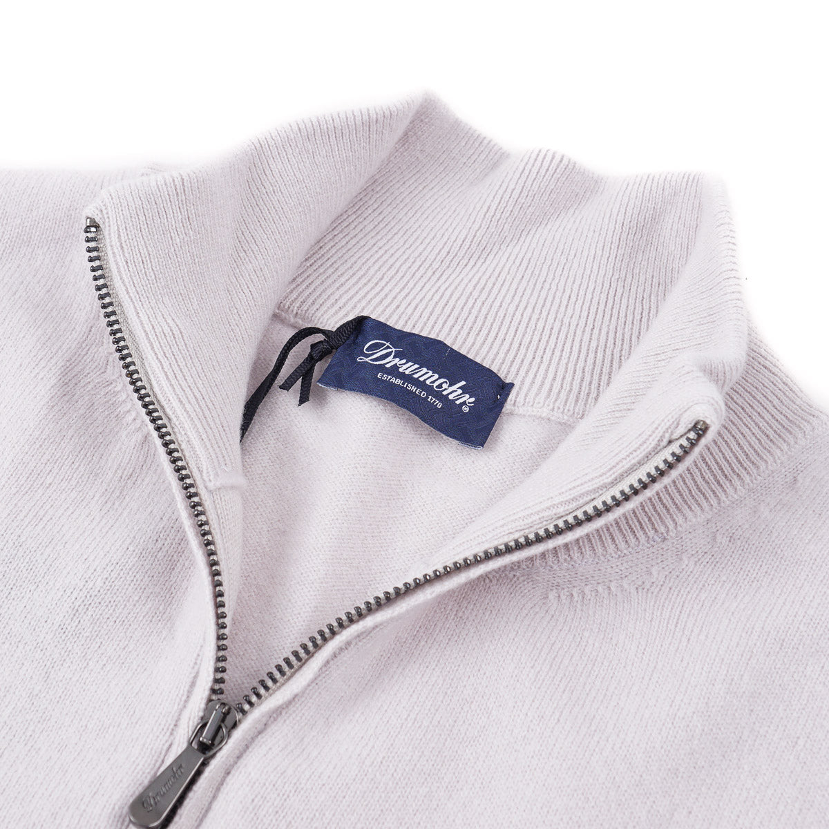 Drumohr Half-Zip Cashmere Sweater - Top Shelf Apparel