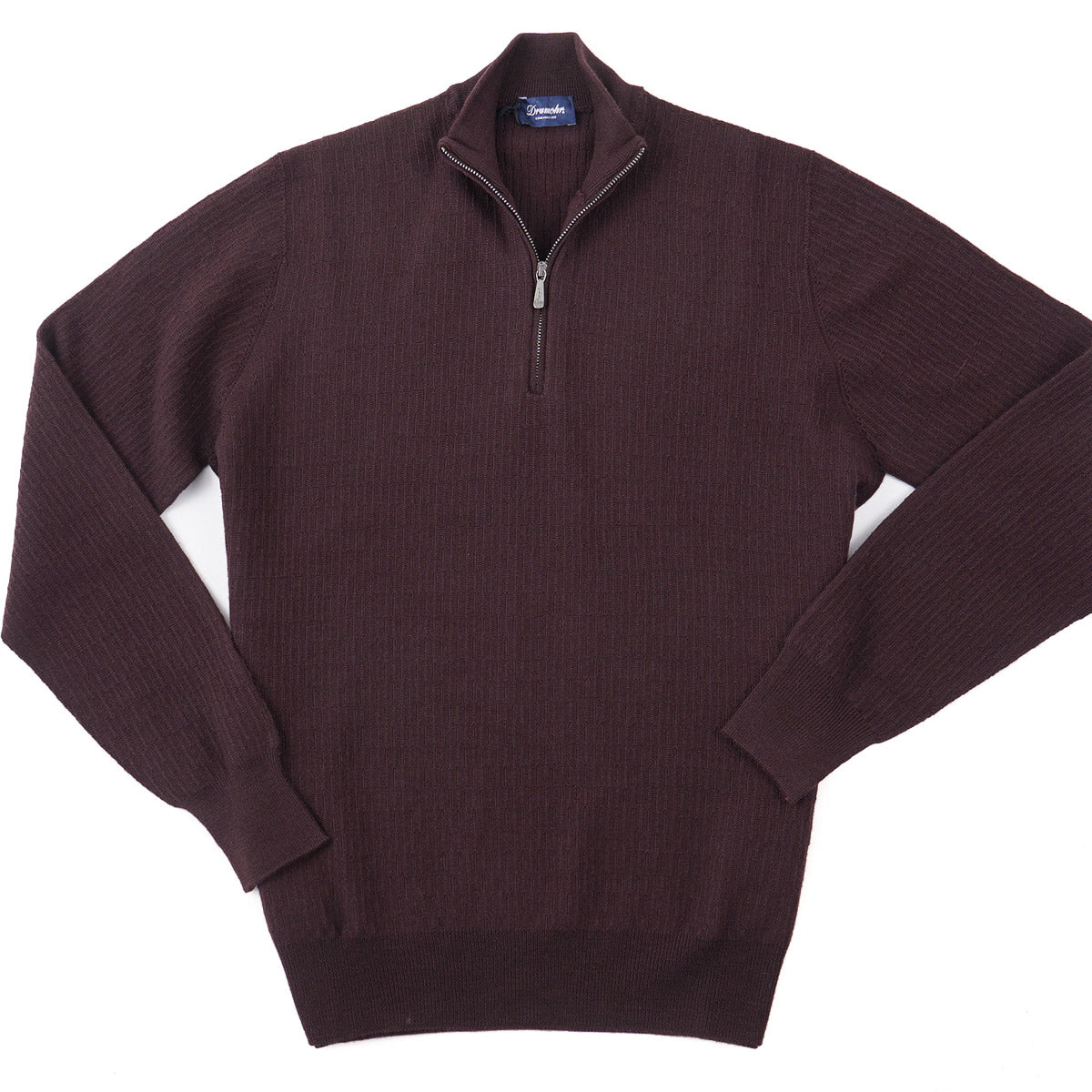 Drumohr Half-Zip Merino Wool Sweater - Top Shelf Apparel