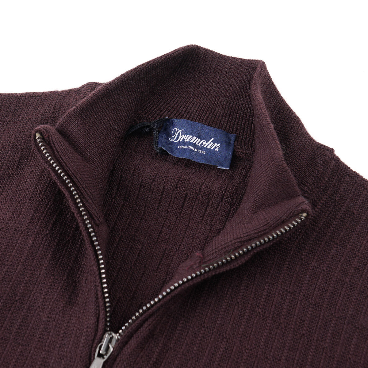 Drumohr Half-Zip Merino Wool Sweater - Top Shelf Apparel