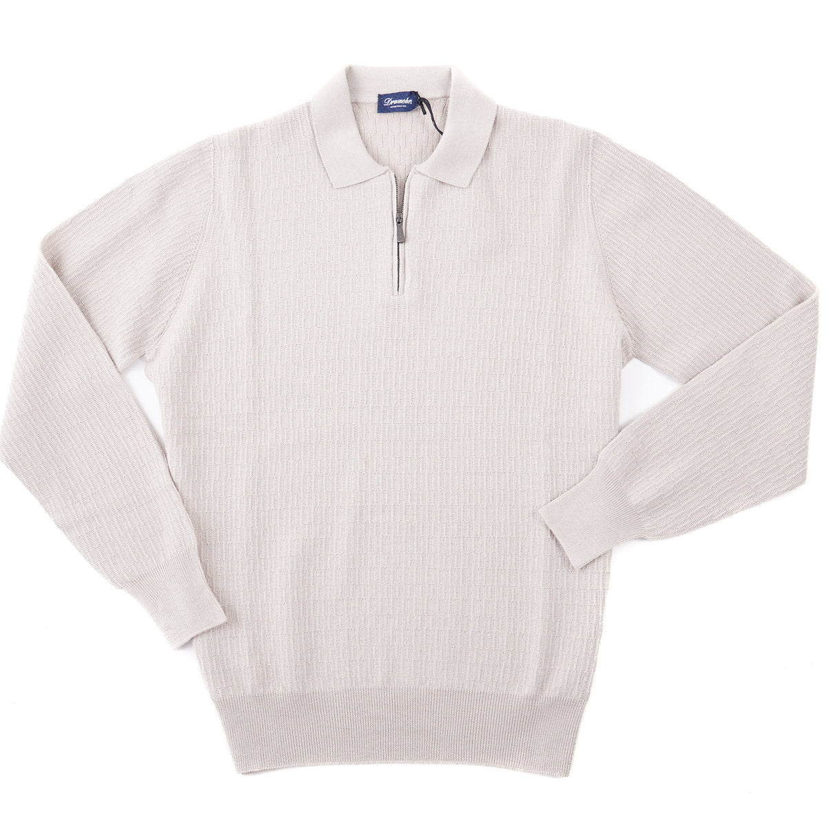 Drumohr Half-Zip Merino Polo Sweater - Top Shelf Apparel