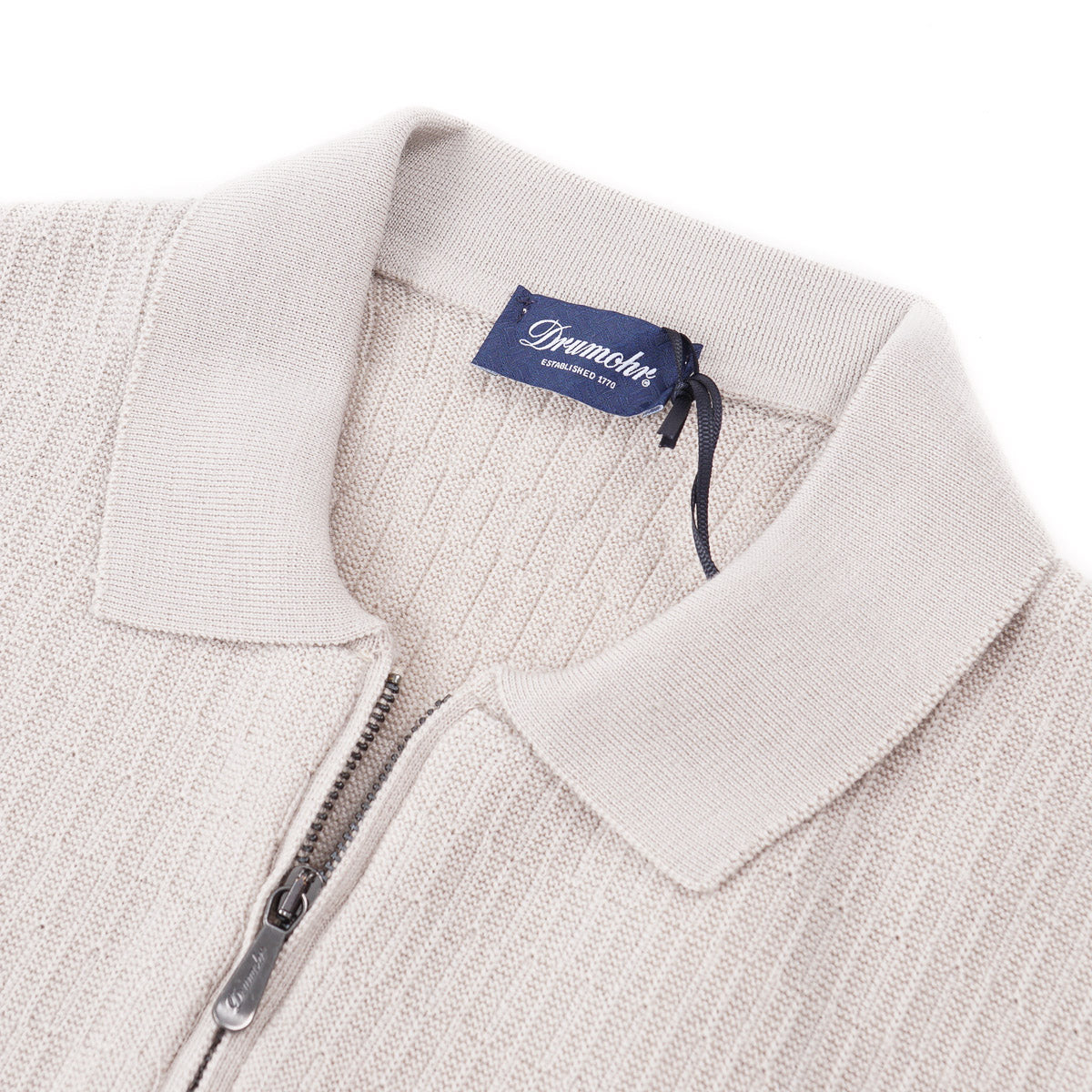 Drumohr Half-Zip Merino Polo Sweater - Top Shelf Apparel