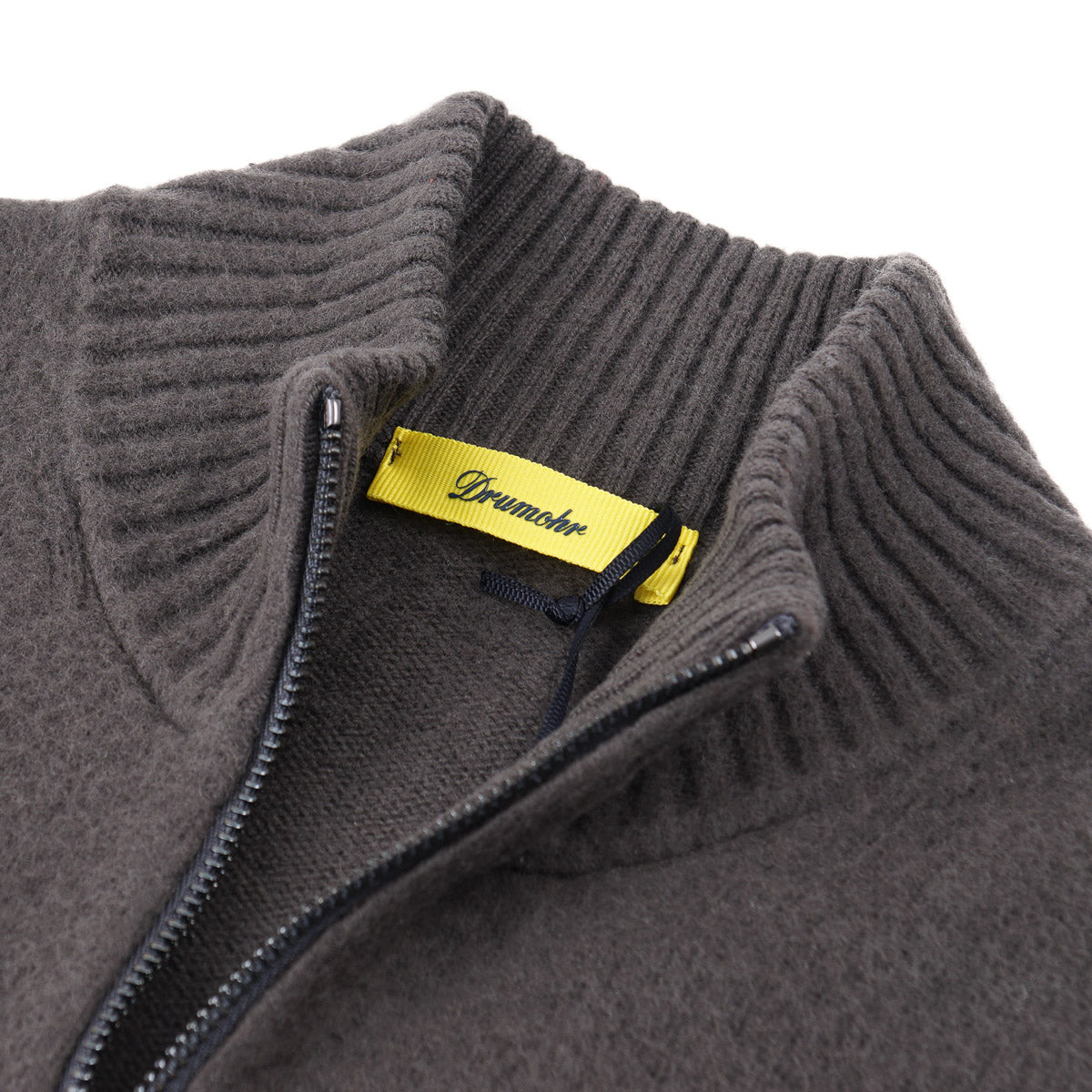 Drumohr Full-Zip Soft Lambswool Sweater - Top Shelf Apparel