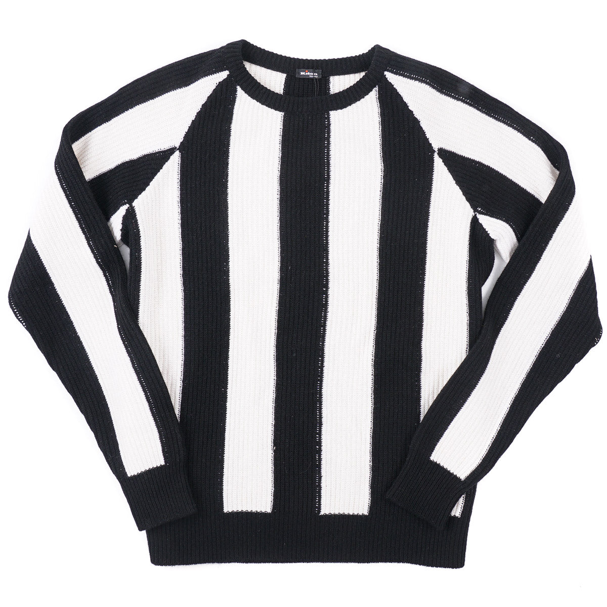 Kiton Colorblock Stripe Cashmere Sweater - Top Shelf Apparel