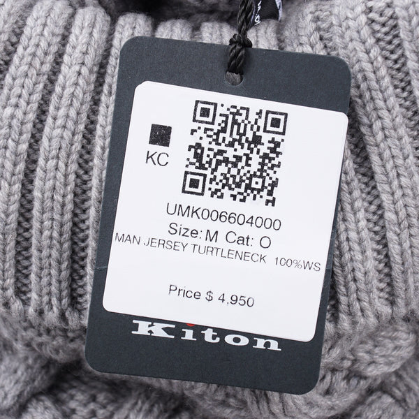 Kiton Thick Knit Cashmere Sweater