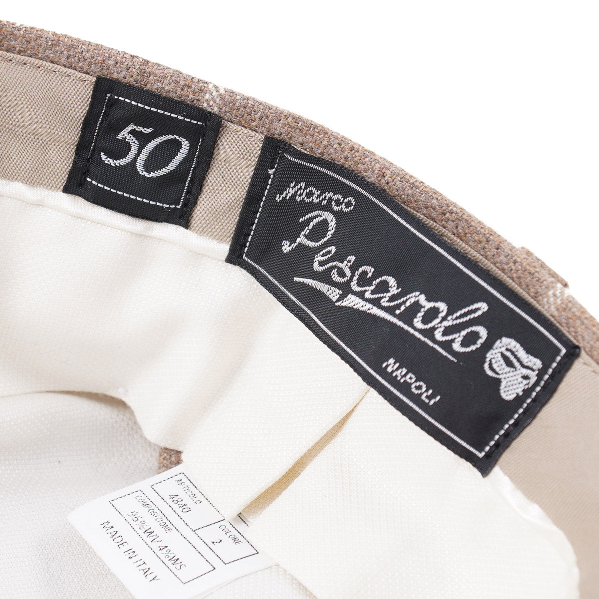 Marco Pescarolo Tailored Wool-Cashmere Pants - Top Shelf Apparel