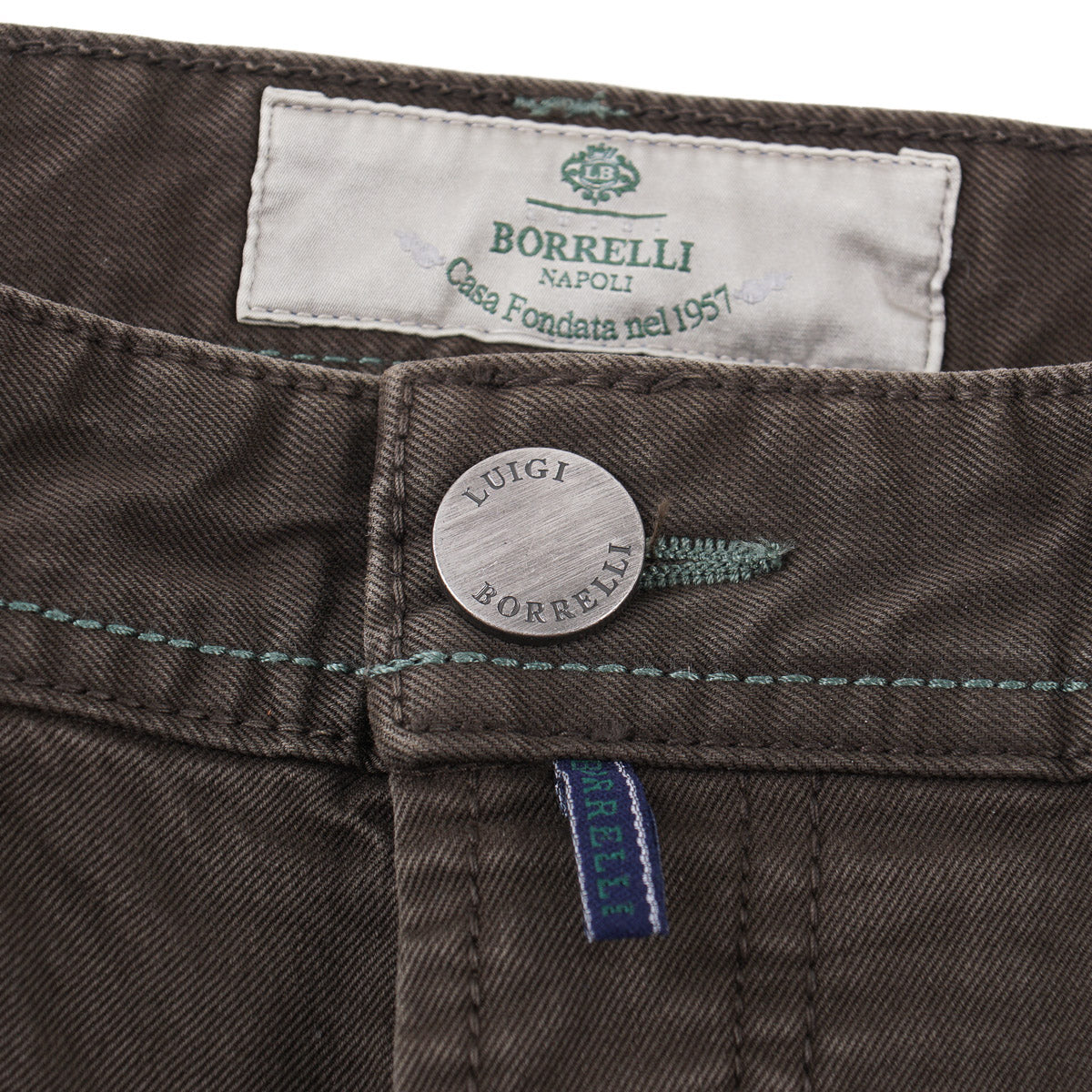 Luigi Borrelli Slim-Fit 5-Pocket Pants - Top Shelf Apparel