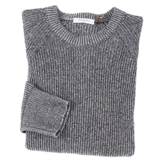 Boglioli Rib Knit Cashmere Sweater - Top Shelf Apparel
