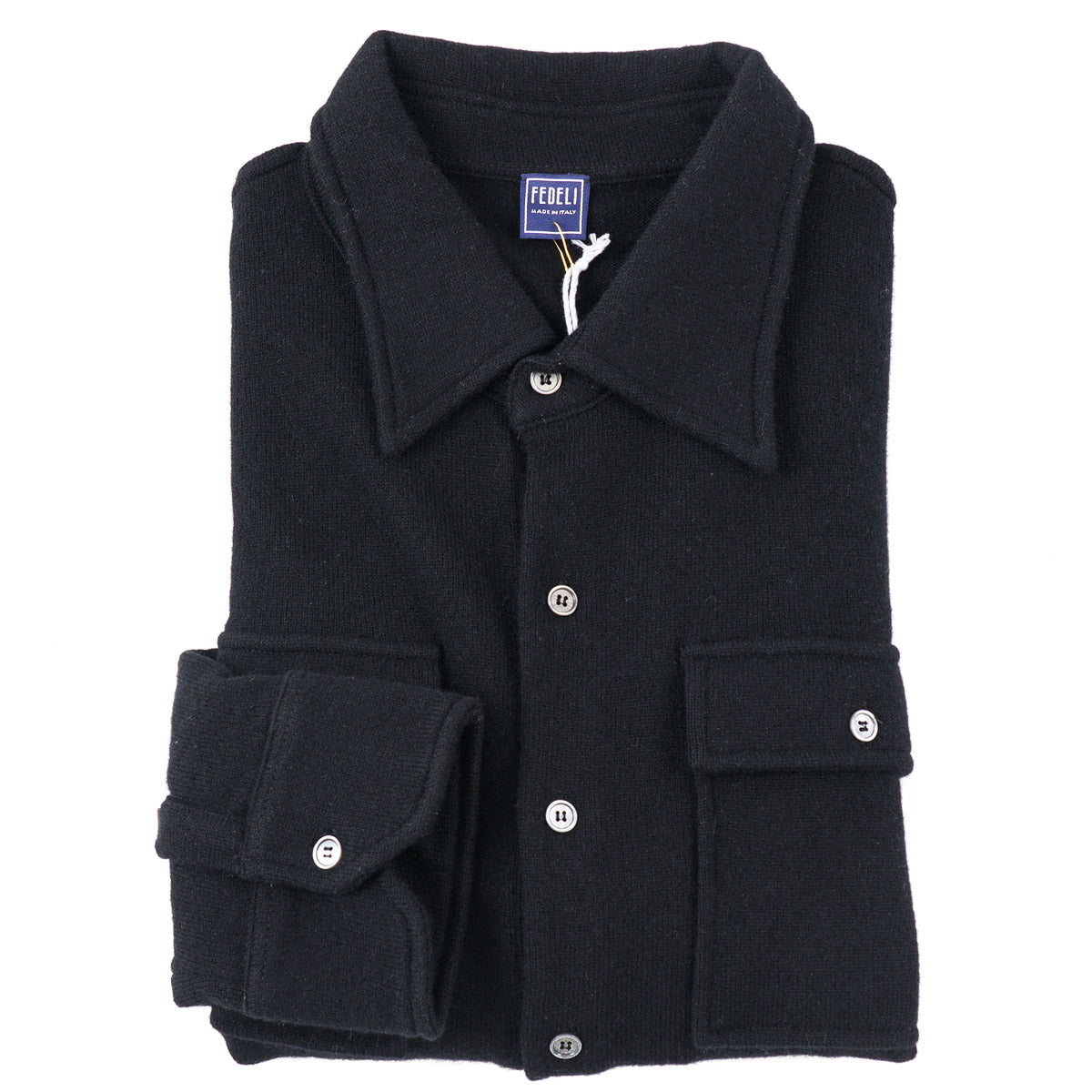 Fedeli Knit Cashmere Overshirt-Sweater - Top Shelf Apparel