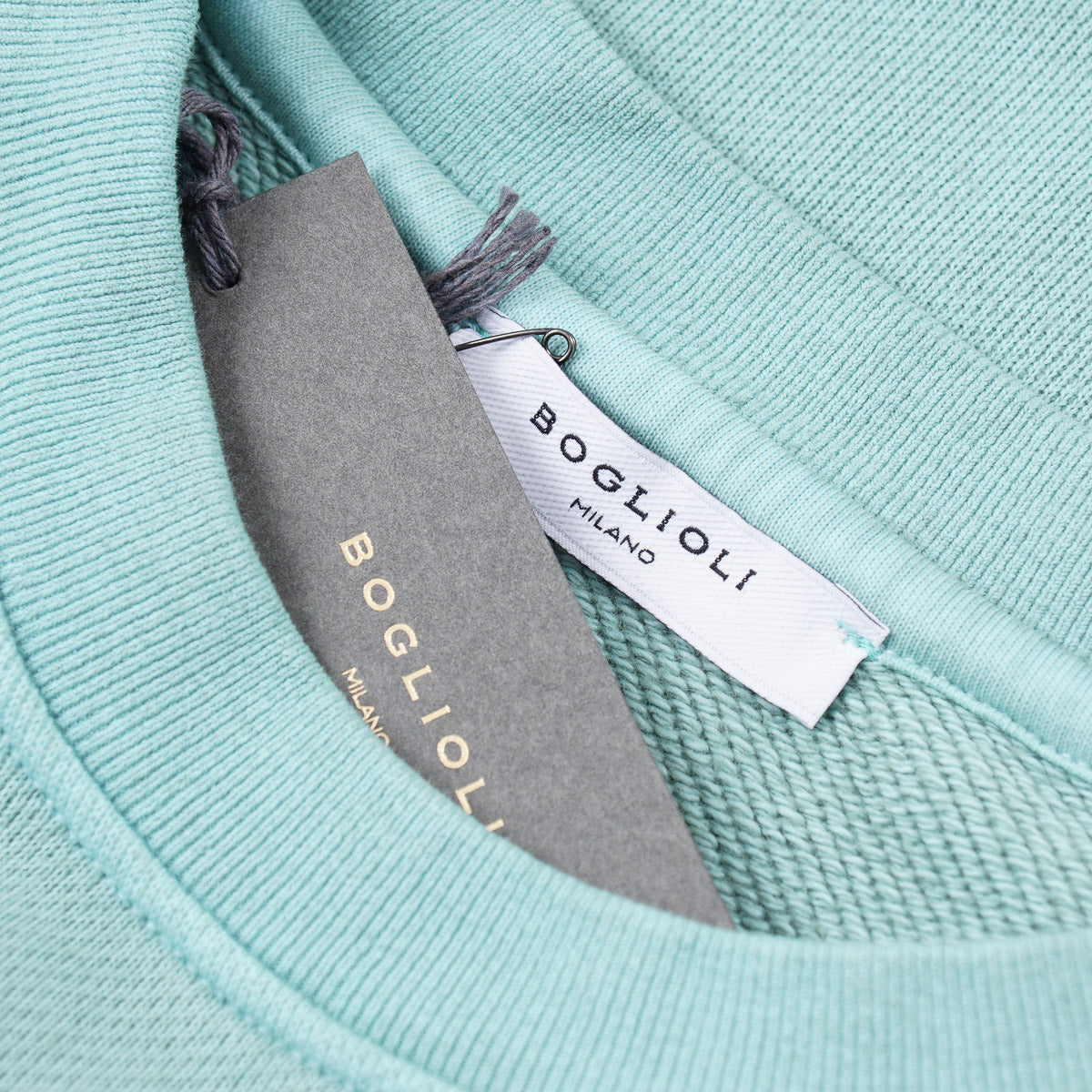 Boglioli Garment-Washed Cotton Sweatshirt - Top Shelf Apparel