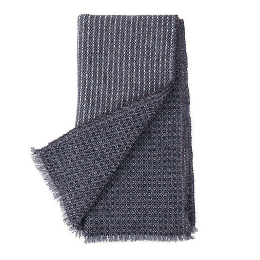 Fedeli Patterned Knit Cashmere Scarf - Top Shelf Apparel