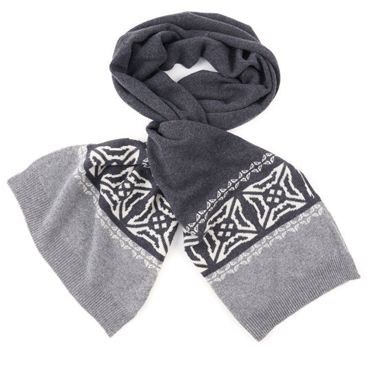 Isaia Nordic Patterned Cashmere Scarf - Top Shelf Apparel