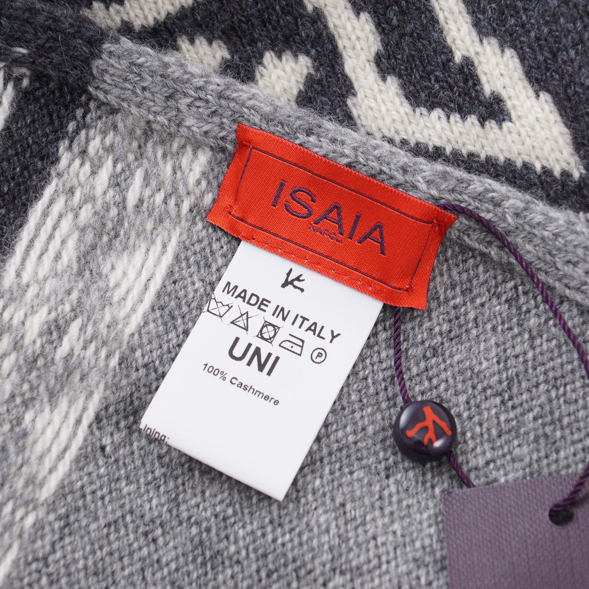 Isaia Nordic Patterned Cashmere Scarf - Top Shelf Apparel