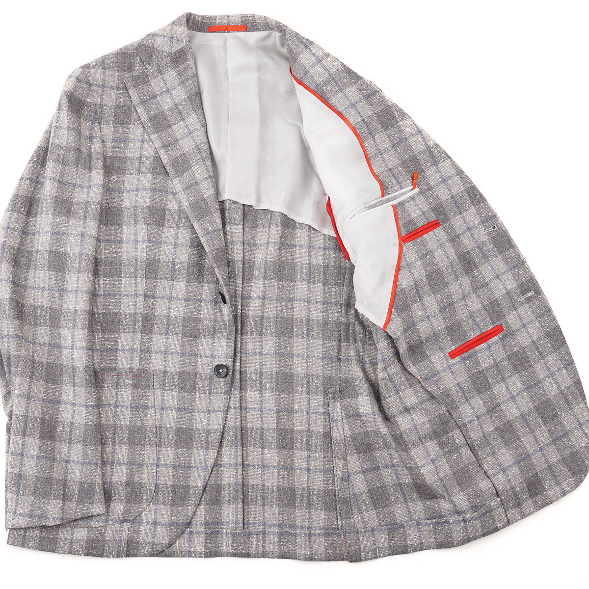 Isaia Mélange Wool-Silk-Linen Sport Coat