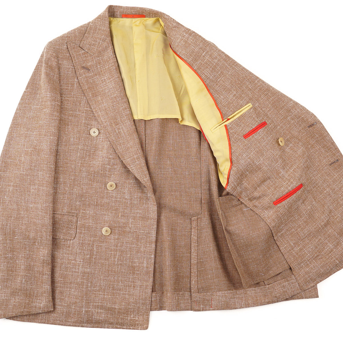 Isaia Slim Wool-Linen-Silk Sport Coat