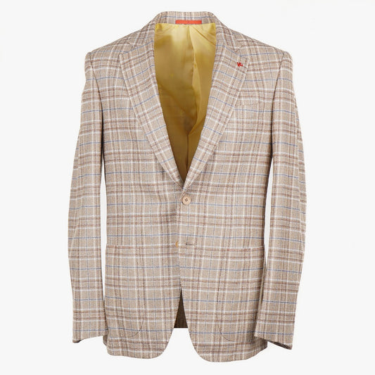 Isaia Boucle Wool-Silk Sport Coat