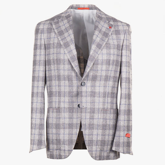 Isaia Mélange Wool-Silk-Linen Sport Coat