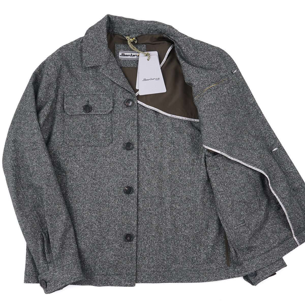 Sartorio Soft Wool-Blend Jacket