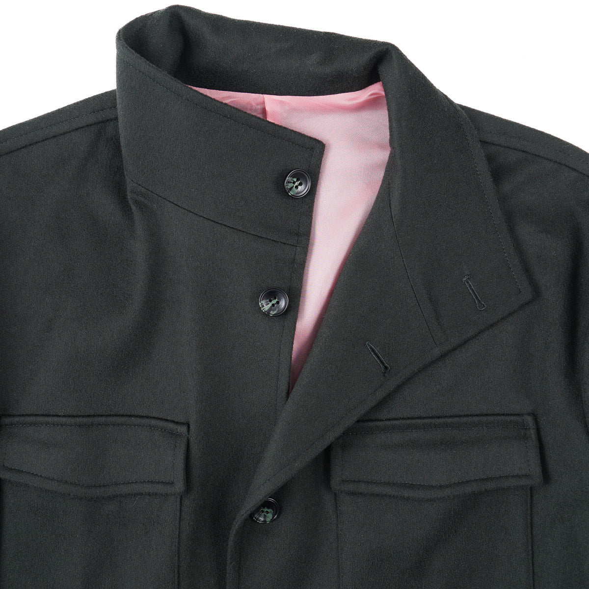 Sartorio Flannel Cashmere Field Jacket