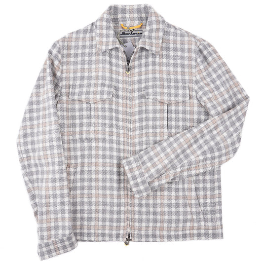 Sartorio Woven Wool-Silk-Cotton Jacket