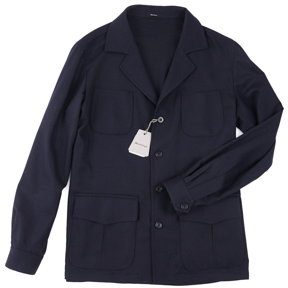 Sartorio Flannel Wool-Cashmere Field Jacket