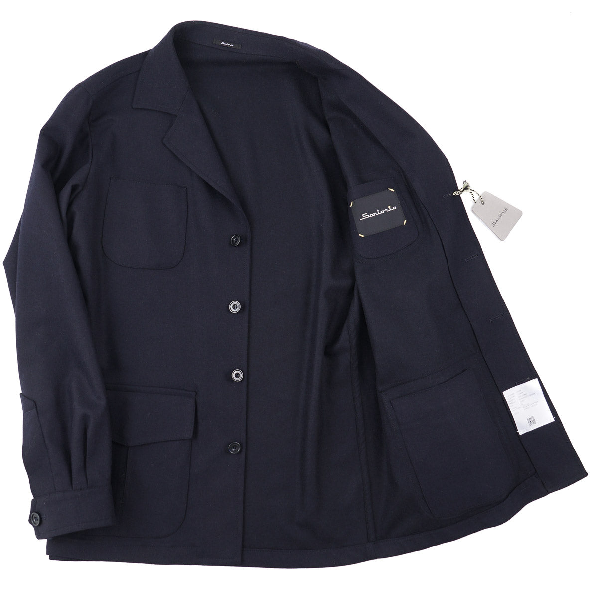 Sartorio Flannel Wool-Cashmere Field Jacket